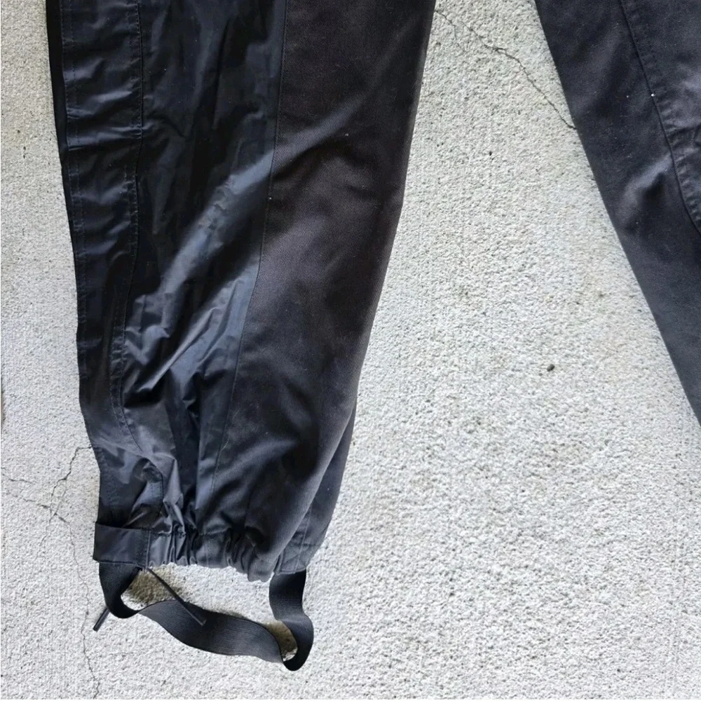 Harley Davidson Men S Pants 34x32 Black Motorcycle Windbreaker Adjustable Belt - Picture 9 of 16